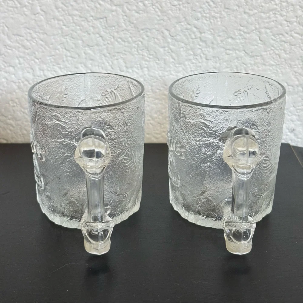 Vintage The Flintstones 1993 RocDonald’s Pre Dawn Mug Set Of 2‎